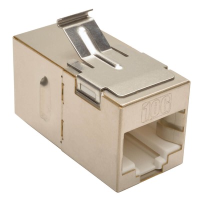 Tripp Lite N235-001-SH-6A Cat6a Straight-Through Modular Shielded In-Line Snap-I