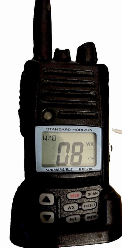 STANDARD HORIZON HX370S MARINE HANDHELD VHF RADIO W/ OEM CD-26 CHARGER