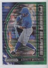 2020 Panini Prizm Draft Picks Power Surge Green Pulsar Garrett Mitchell 11th