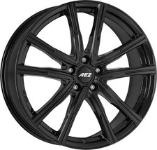 4x Alufelgen AEZ Montreal black schwarz 7x18 ET50 LK5 114 18 Zoll Felgen Alu