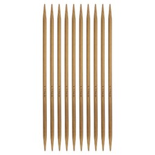 10Pcs Bamboo Knitting Needles Double Pointed Size US 5 3.75mm 6 Inch 15cm 