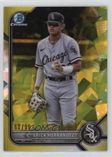2022 Bowman Chrome Draft Sapphire Edition Yellow 80/99 Erick Hernandez 0i5v