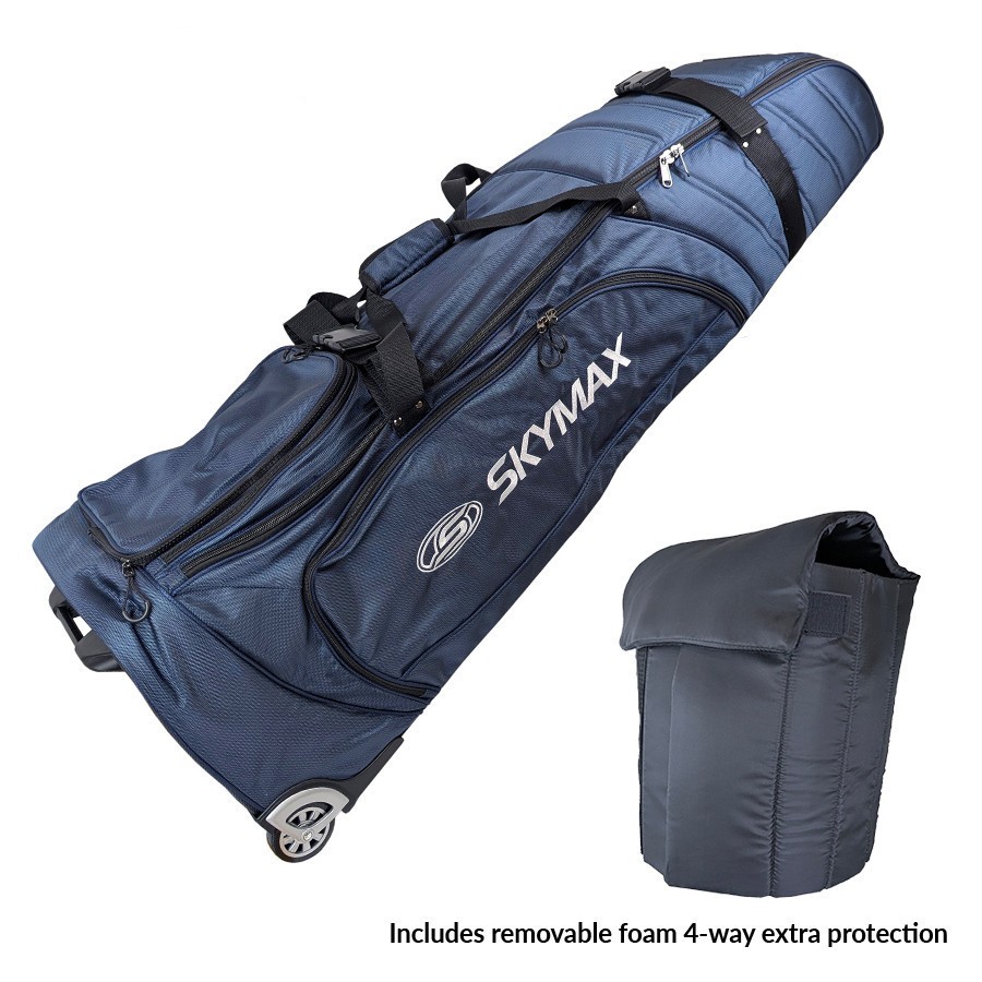 Skymax Deluxe Padded Wheeled Golf Travel Cover | Easily Protect & Transport you