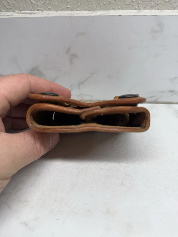 Galco DMC26 Double Mag Pouch, 1911, marrón, usado en excelente estado Foto 2 de 4