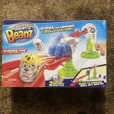 MIghty Beanz Slammer Time Race Track and 2 exclusive Beanz New, Factory Sealed 