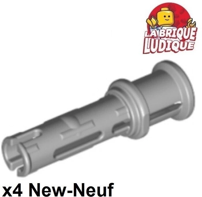 Lego technic 4x Pin 3L Long Friction stop bush gris/light bluish gray 32054 NEW