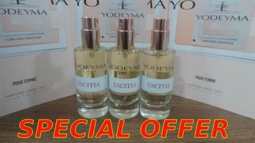 3 X 15ml YODEYMA PARIS PERFUME ESCITIA WOMAN. 3 X 15ml. Brand New.