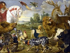 THE GARDEN OF EDEN Accent Tile Mural Kitchen Bathroom Wall Backsplash 8x6