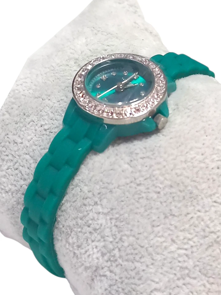 Orologio Donna Quarzo Ragazza Swarovski brillantini Ottaviani gommato leggero - Immagine 3 di 4