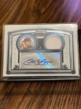 CURTIS THIGPEN 2005 BOWMAN STERLING BLUE JAYS DUAL AUTO JERSEY PATCH ROOKIE RC!!