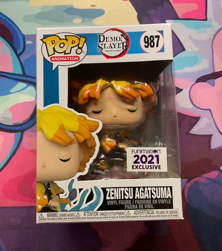 Funko Pop! Demon Slayer: Zenitsu Agatsuma #987 Funimation 2021 Exclusive w/ Soft