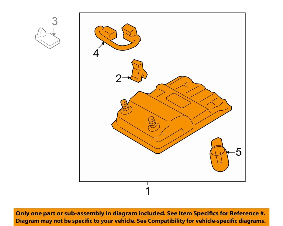 Consola central superior delantera usada se adapta a: Toyota Venza 2013 techo sin parasol panorámico Foto 3 de 4