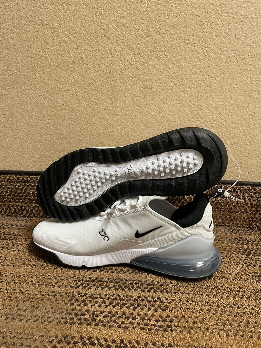 Nike Air Max 270 G Golf White Black Pure Platinum Men display picture 1