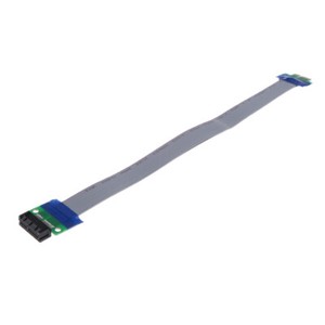 PCI-E-1X-Slot-Riser-Card-Extender-Extension-Ribbon-Flex-Cable-30CM