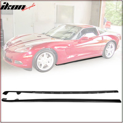 SEITENSCHWELLER FÜR CHEVROLET CORVETTE 2005 - 2013 C6 BASE / ZR1 STIL / TÜV