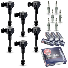 6X Ignition Coil & 6X NGK Iridium Spark Plug for Nissan Frontier Pathfinder 4.0L