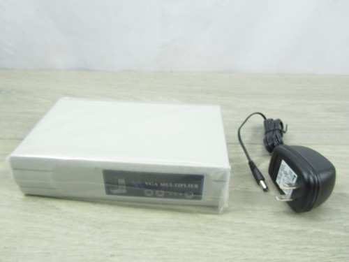 Linxcel VM-112A 2-Port SVGA VGA Splitter Amplifier Multiplier 400 MHz w/ Power - Afbeelding 4 van 5