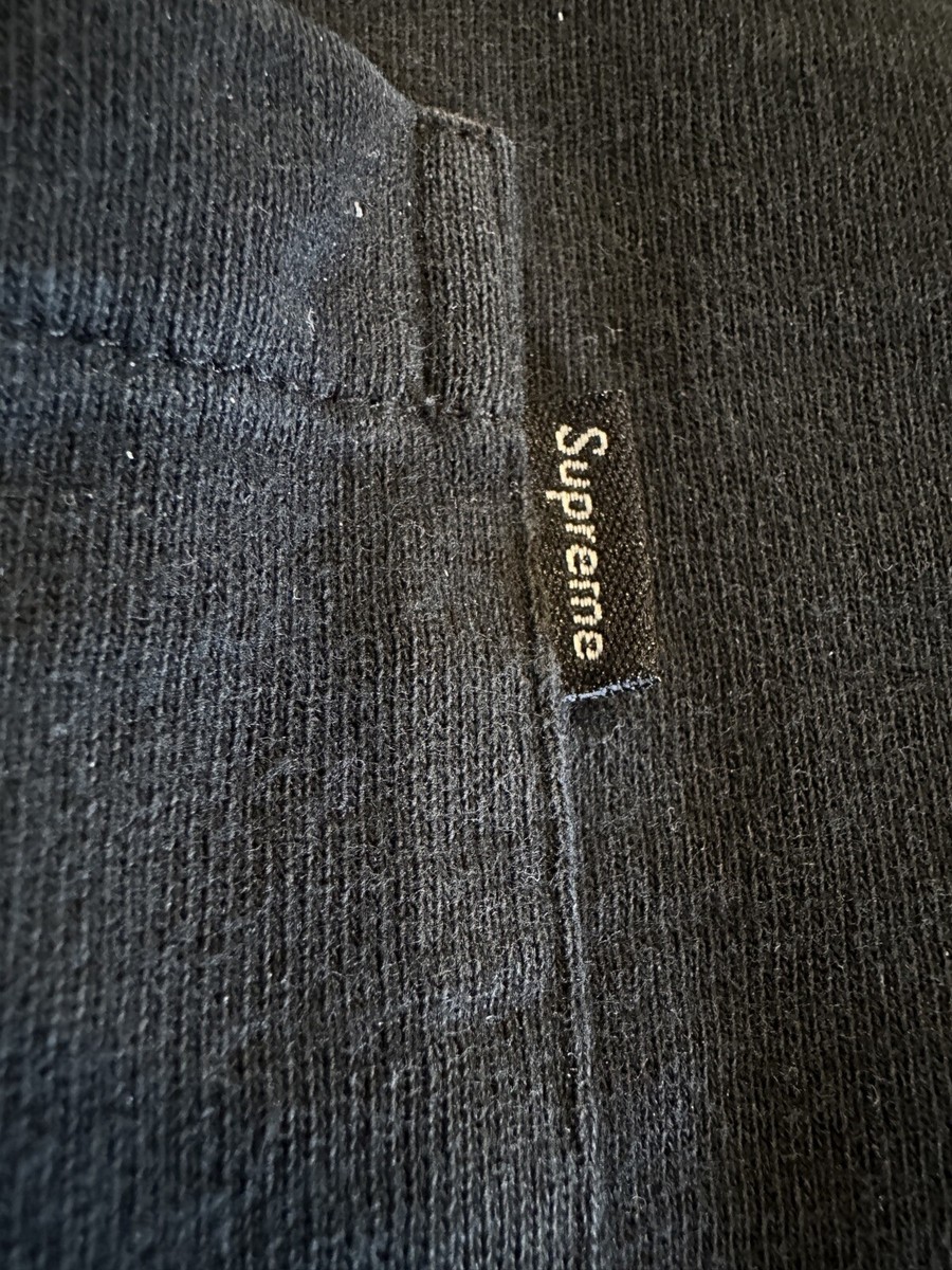 Supreme Pocket Tee Mens Medium Black Long Sleeve | eBay