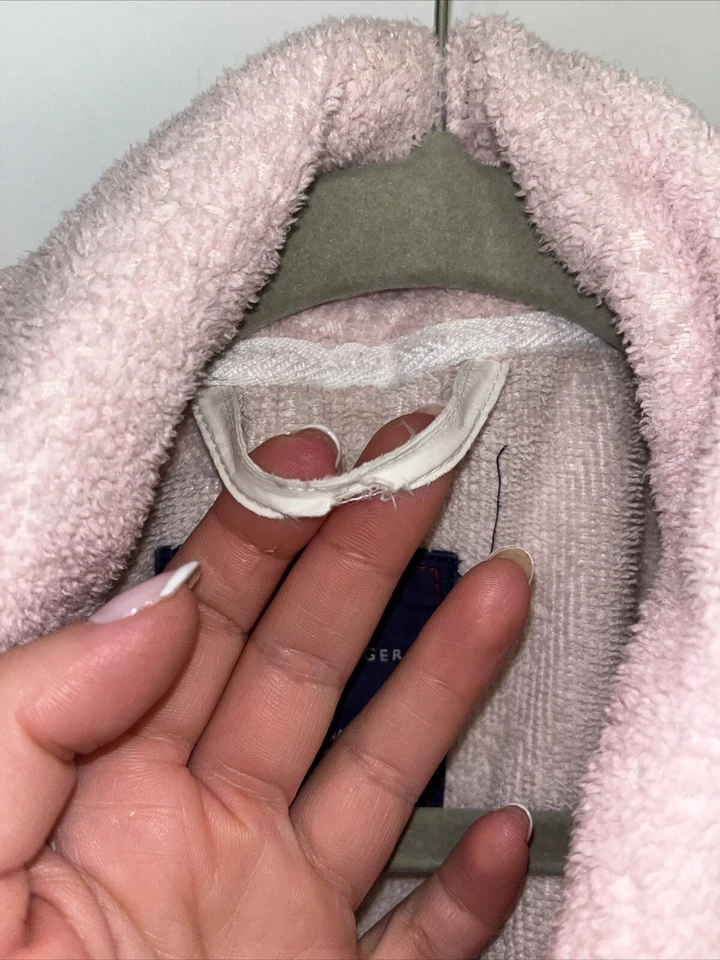 Tommy Hilfiger 粉色长袍 S/M — 第 3/4 张图片