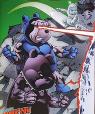 ALL OUT POOH #1B Marat Michaels X-Men NYCC Exclusive Variant Cover 50 comic cover