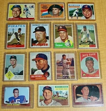 1966 Topps #26 Jack Kemp lot, Dale Mitchell, Rocky Bridges, Mike Garcia +++