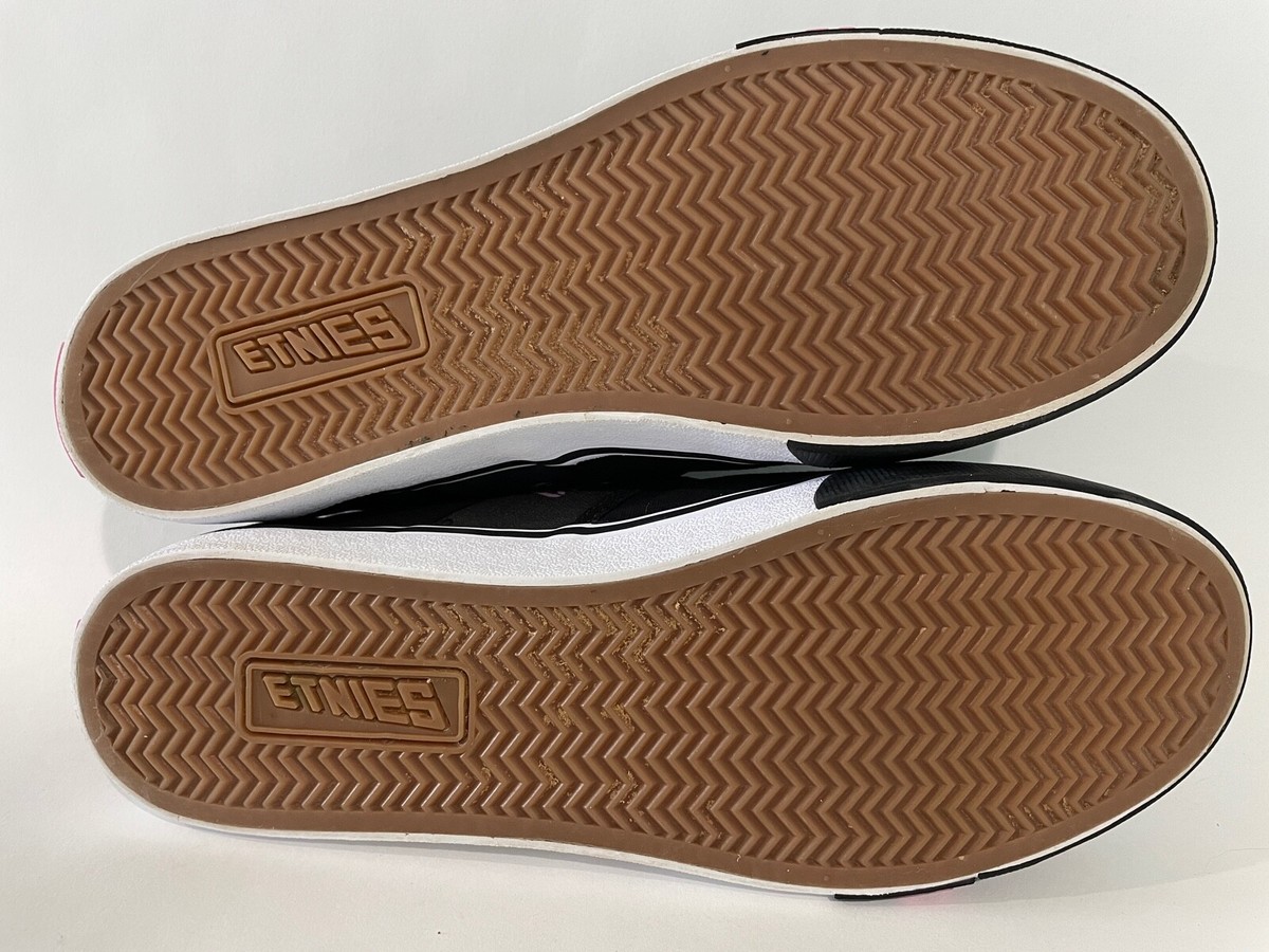 Etnies Avril Skateboard Slip On Shoes Sneakers Black Pink  display picture 3