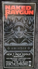 Naked Raygun Poster on Wax Trax Records Chicago Punk Amishes 12" x 24"  Foldable