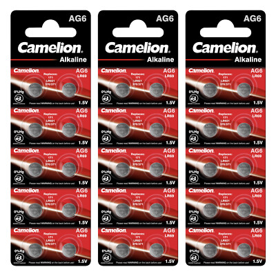 LR921 SR920W 370 AG6 G6 371 GP71A Camelion Knopfzellen Knopfbatterie MHD 10-2029