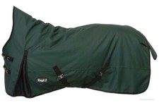 Winter Horse Turnout Blanket-High Neck-1200D-Hunter Green-Size 69"to84"-300 Gram