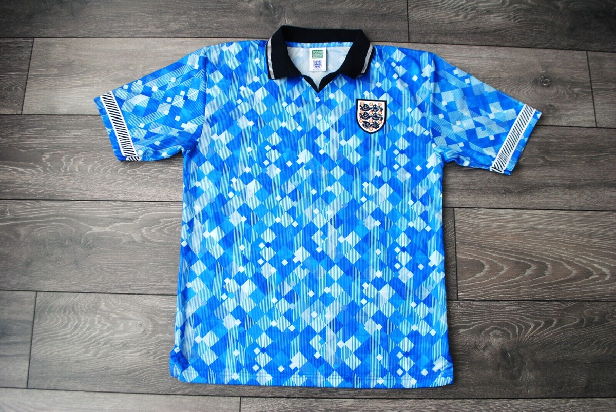 ！*M様 90's England national team jersey 3 1987-90 England Third Shirt - 5/10 - (M)