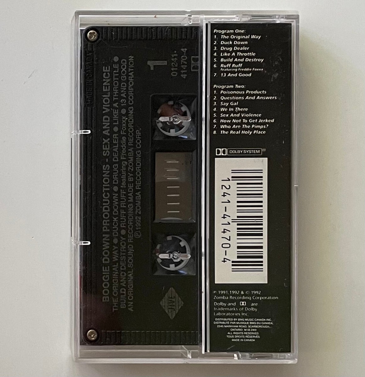 Boogie Down Productions KRS-One CD国内初盤帯付 Boogie Down Productions KRS-One CD国内初盤帯付