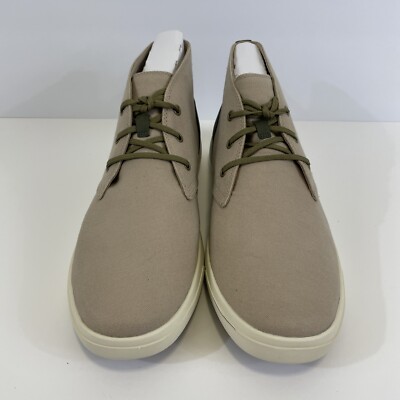 Timberland Ashwood Park EK+ Chukka Light Beige Canvas Size 