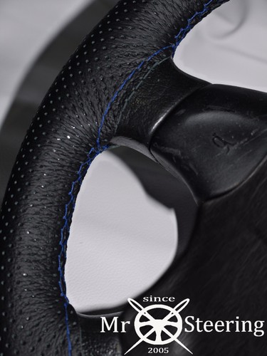 Für Lexus GS MK3 2005-11 Perforiert Leder Lenkrad Abdeckung Blau Doppel STT - Bild 6 von 6