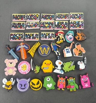 Krokusschuh Charms Jibbitz 80er 90er Gansente Frosch Basketball Böses Auge Tierkreis