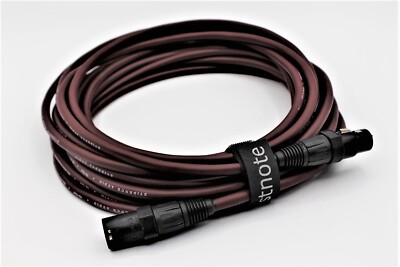 17' XLR Microphone Cable ~ EA Forte 17 foot (ft) Gold or Nickel Plugs ~ FREE BAG