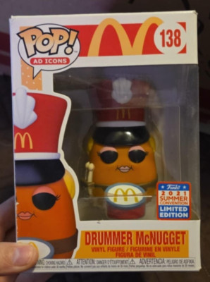 DAMAGED Funko Pop Drummer McNugget McDonalds #138 2021 Summer Convention Limited