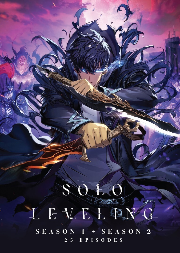 SOLO LEVELING (SEASON 1+2) - ANIME TV SERIES DVD BOX SET (1-25 EPS