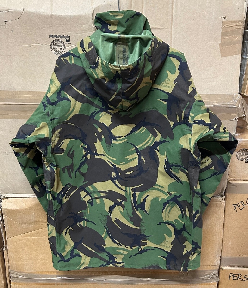 GENUINE VINTAGE DUTCH ARMY SMOCK PARKA GORETEX NL DPM CAMO