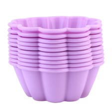 10 Pcs Stampo Per Crostata All'uovo 7X7X3.5CM Gel Di Silice Pirottini