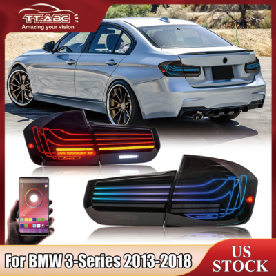 RGB LED Tail Lights For 2013-2018 BMW 3-Series F30 F35 F80 Sedan