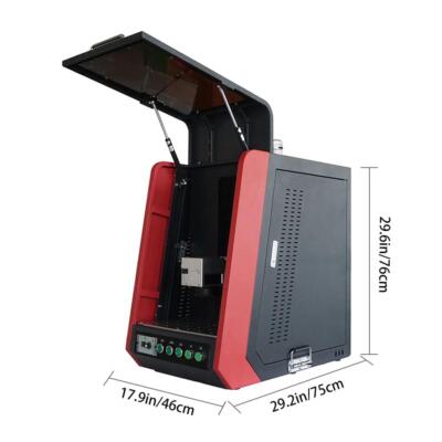 MCWlaser 50w JPT Enclose Laser Graveur Laserbeschriftungsmaschine CE
