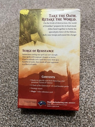 Magic the Gathering MTG Surge of Resistance Oath of the Gatewatch Intro Pack Neu - Bild 2 von 3