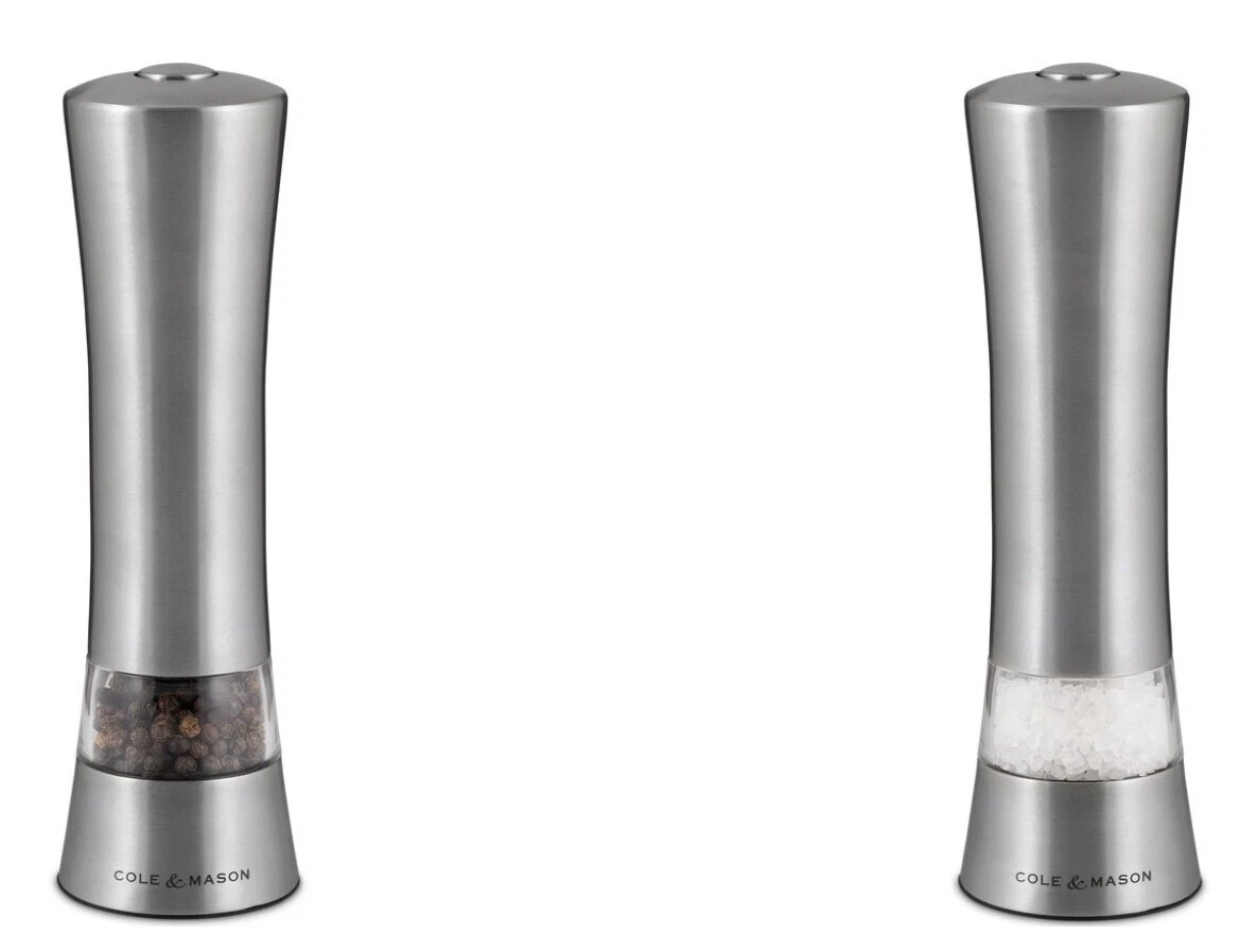 2 X Cole & Mason Witney Electric Salt And Pepper Grinder (Part number: H312011)