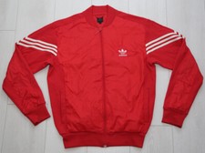 ADIDAS tracksuit vintage jamaica adicolor firebird jacket red chile62 shine