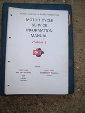 Honda motorcyle service manual No. 3-CG125, TL125, CJ/CB250/360T/G CB750K4