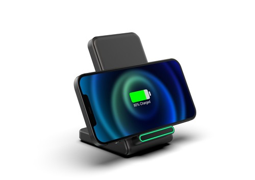 TRON Qi2 Wireless Charger Stand with LED Light ,TR66 - 第 3/9 張圖片