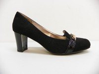 Karen Scott Women Shoe Penni High Heel Loafer Pump Black Faux Suede 10 M Karen Scott Women Shoe Penni High Heel Loafer Pump Black Faux Suede 10 M