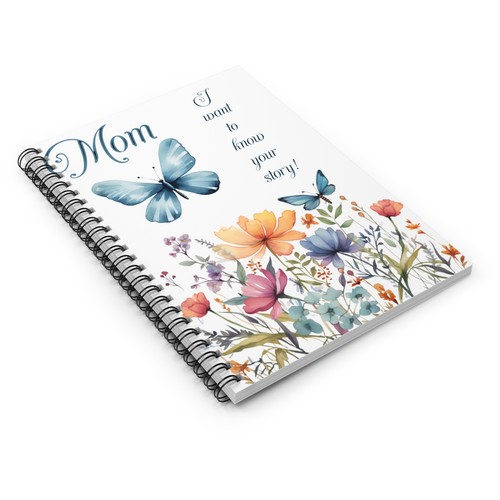 Mom Journal Diary Notebook Mothers DayI Want To Hear Your Story Gift Grandma - Picture 3 of 4