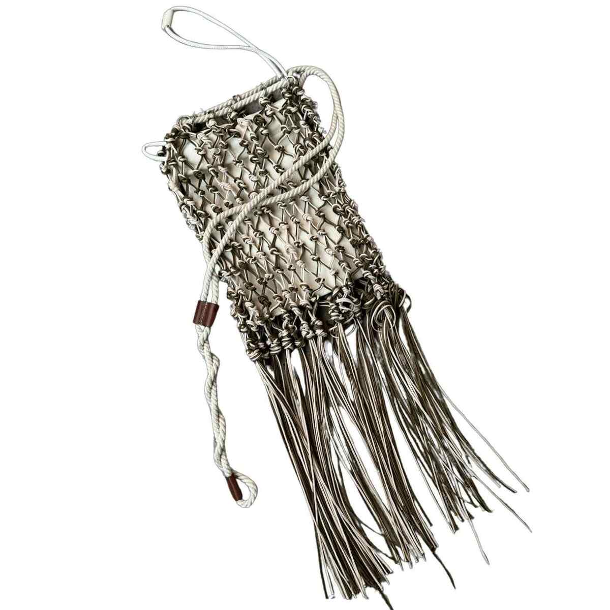 Jil Sander SS21 Fringe Net Bag w/ Removable Leather Pouch | eBay Jil Sander SS21 Fringe Net Bag w/ Removable Leather Pouch | eBay