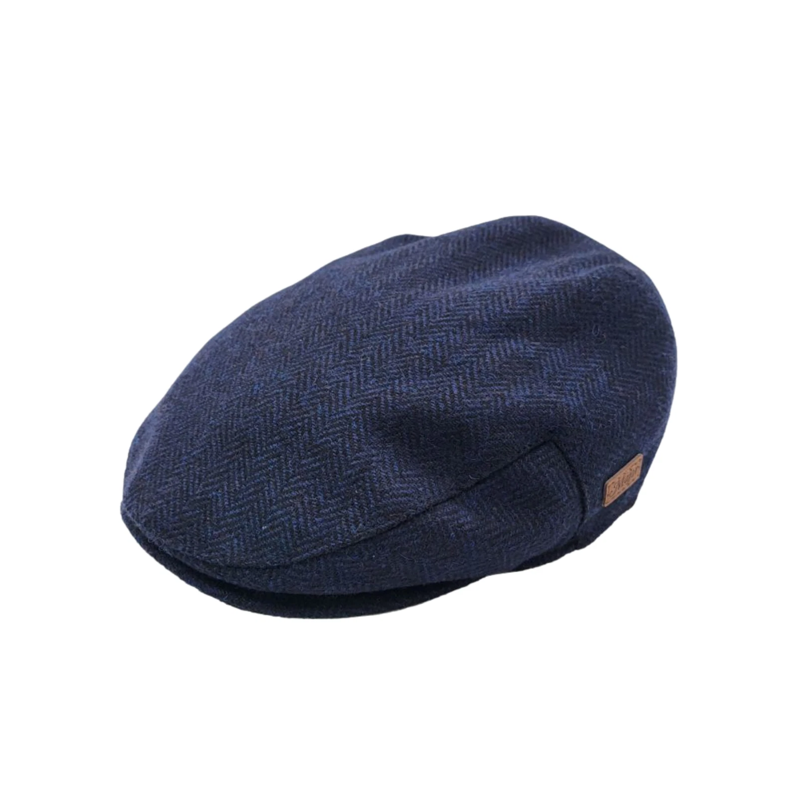 Tweed Herringbone Flat Cap Mens Baker Boy Hat Vintage Gatsby Wool Style